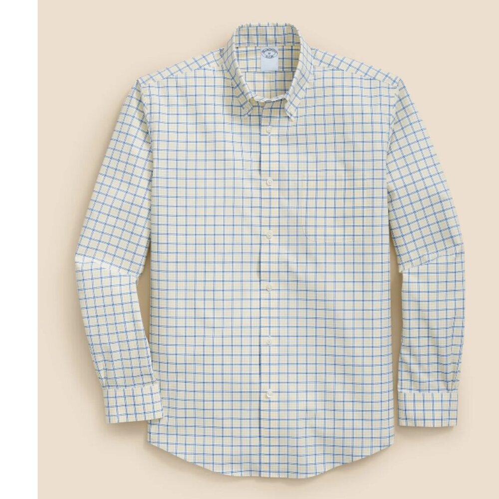 Brooks Brother's Regent Fit Non-Iron Polo Button Down Shirt 16 1/2-2/3